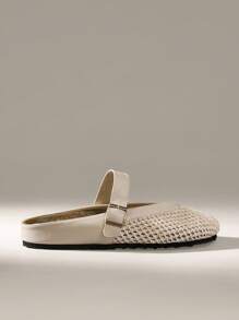 Solecia 男士厚底一脚蹬穆勒凉鞋 - 杏色 - 查看 3