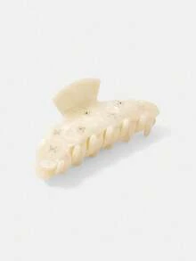 MOTF PREMIUM 醋酸纤维黄色微镶嵌水钻发夹 - 奶白色 - 查看 4