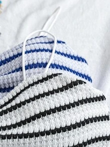 Chiquease Women's Summer Striped Ruffle Casual Fashion Camisole - Multicolor - View 4