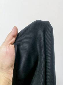 SHEIN Explorewe Áo thun trễ vai thời trang nữ trẻ, áo crop top ngắn in chữ, bộ sưu tập mùa hè mới - màu đen - Xem 8