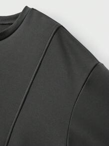 JNSQ 2 Stücke Jungen Lässig Outfit Set, beinhaltet locker sitzenden Rundhals Sweatshirt mit witzigem Zahlen-Muster und locker sitzende Jogginghose, geeignet für Herbst, Winter Alltagstragen, Outdoor Aktivitäten, Urlaub, Streetwear, Party und Lässig