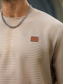 Manfinity Homme Felpa con cappuccio casual da uomo taglia comoda