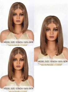 ALL READY WIG 无胶假发 真人发蕾丝假发 女士 #4 棕色 预漂白 预拔 预剪蕾丝 4x4 蕾丝闭合 无胶假发 前发 100% 真人发 9AM HAIR - S4 - 查看 11