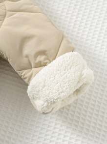 Cozy Pixies Chaqueta térmica forrada gruesa de manga larga para bebé niño, abrigo de invierno versátil y cómodo para bebés niños, chaqueta de bebé niño, chaqueta de borreguito para bebé, chaqueta de invierno para bebé, abrigo de invierno para niña pequeña, chaqueta de bebé niño, abrigo de invierno para niña pequeña, chaqueta térmica forrada para bebé niño, abrigo de invierno con capucha para bebé niño, otoño - Albaricoque - Ver 8