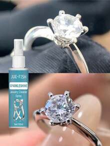 SHEIN 1pc Jewelry Cleaning Liquid And Wiping Cloth, Gold, Silver And Platinum Jewelry Polishing Without Holes, Gemstones And Semi-Gemstones , Non-Abrasive, And Friendly To The Earth. Let Your Silver Shine And Let Your Jewelry Shine. - Multicolor - View 5