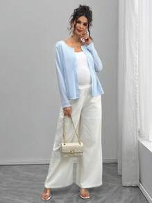 Momance Casual & Commute Minimalist Lightweight Jacket For Pregnant Women, Spring/Summer