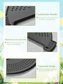 1 件装夹式过滤器，塑料沥水器，漏斗，半月形食物过滤板，沥水筛，适用于面食蔬菜水果厨房小工具厨房水槽过滤器，适合所有锅碗瓢盆