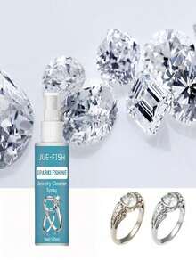 SHEIN 1pc Jewelry Cleaning Liquid And Wiping Cloth, Gold, Silver And Platinum Jewelry Polishing Without Holes, Gemstones And Semi-Gemstones , Non-Abrasive, And Friendly To The Earth. Let Your Silver Shine And Let Your Jewelry Shine. - Multicolor - View 3