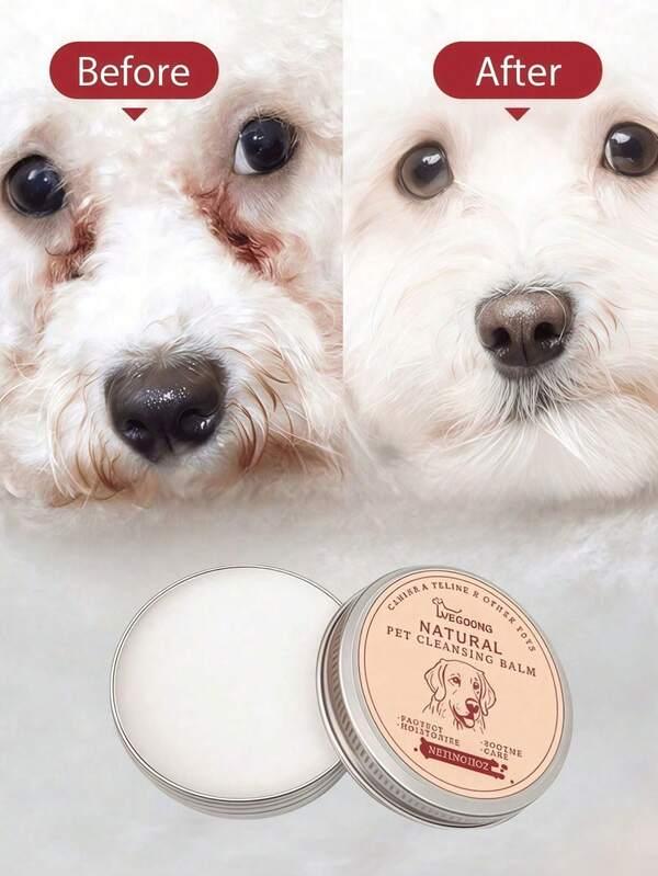 SHEIN 1pc 3pcs Pet Tear Stain Cleaning Cream Gentle Cleansing Pet Cat And Dog Tear Stain Care Eye Care Cream