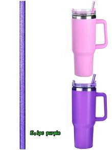 Replacement Straw, Compatible With Stanley 40 Oz 30 Oz Cup Tumbler, 1/6 Packs Reusable Straw With Cleaning Brush, Reusable Straws For Cup Replacement, Clear Hard Drinking Straws For, 10mm Large Wide Water Bottle Straw For Cup Accessories