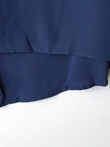 EMERY ROSE 大码假日休闲纯色上衣和佩斯利印花裤两件套