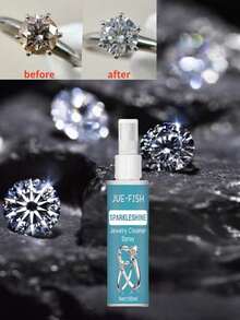 SHEIN 1pc Jewelry Cleaning Liquid And Wiping Cloth, Gold, Silver And Platinum Jewelry Polishing Without Holes, Gemstones And Semi-Gemstones , Non-Abrasive, And Friendly To The Earth. Let Your Silver Shine And Let Your Jewelry Shine. - Multicolor - View 4