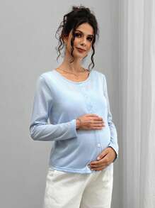 Momance Casual & Commute Minimalist Lightweight Jacket For Pregnant Women, Spring/Summer