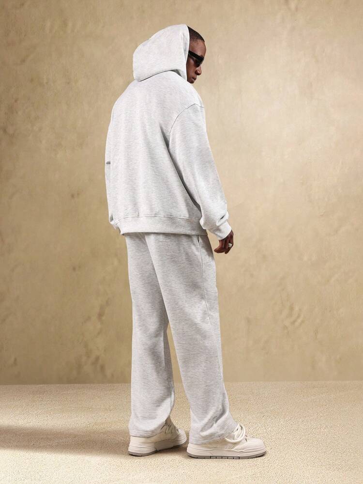 Drawstring Hooded Sweatshirt With Matching Sweatpants