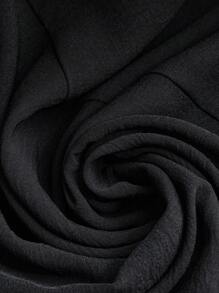 EMERY ROSE 大尺碼女士深藍色蝙蝠袖圓領衫和闊腿褲組合套裝，夏季款式帶口袋