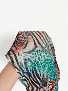 INAWLY Áo hai dây họa tiết da báo Y2K gợi cảm cỡ lớn - Nhiều màu - Xem 7