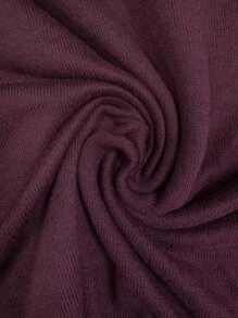 INAWLY Women V-Neck Long Sleeve Drop Shoulder Loose Soft Knit Plus Size T-Shirt, Autumn/Winter Fall Cloth For Women