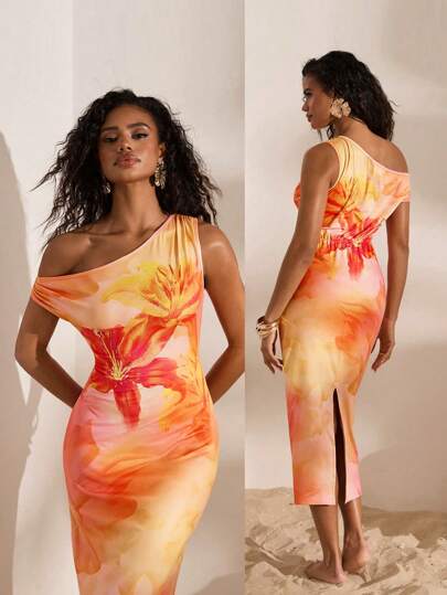 Opulessa Woven Printed Asymmetrical Neck Dress For Women,Asymmetric Shoulder Straps,Vacation Style,Knitted Graphic Printed,Casual Summer Vacation Outfits Woman,Bohemia Beach Vacation Outfits,Boho Chic,Holiday Festival Outfits,Beach Outfits For Woman,Summer Outfits For Women,Graduation Outfit,Birthday Outfits For Women,Beach Essentials,Airport Outfit For Women,Club Outfit,Country Outfits Women,European Summer,Tea Party Dress,Birthday Dress,Summer Sun Dress,Summer Dresses For Women,Back To School,Old Money Style Women,Streetwear Women,Y2k,Night Out,Fall Clothes,Cute ,Elegant Modest,Going Out Outfits