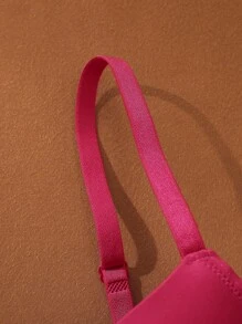 Snug Zone 3件套舒适纯色支撑浪漫简约百搭可调节钢圈文胸女士 - 彩色 - 查看 7