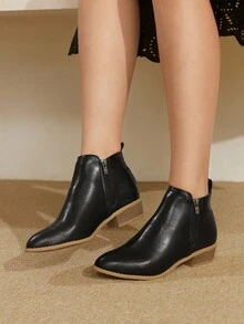 Styleloop 女士踝靴和短靴，编织纹理，适合度假、波西米亚风、西部风、音乐节、万圣节、圣诞节、派对服装