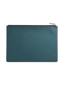 Leather Business A4 File Folder Zipper Document Bag Contract File Organizer Briefcase Portfolio,Bag For Contract/Invoice Storage,Back To School,School Supplies - Multicolor - View 12