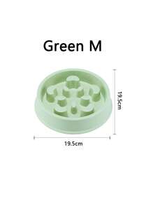 Portable Plastic Slow Feeder Eat Slow Cat Dog Bowl Puppy Kitten Feeding Food Dish Pets Slowly Puzzle Feeders Anti Choke Bowl