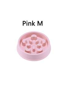 Portable Plastic Slow Feeder Eat Slow Cat Dog Bowl Puppy Kitten Feeding Food Dish Pets Slowly Puzzle Feeders Anti Choke Bowl