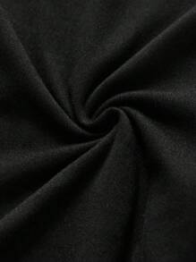 Sweetra Vestido negro sin tirantes para mujer, minivestido corto