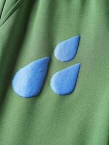 Discovery X SHEIN Men's Casual Everyday Letter & Plant Pattern Elastic Waist Wide Leg Sweatpants - Green - View 10