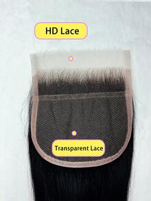 4x4 高清闭合 直发闭合 4x4 透明蕾丝闭合 10A 处女雷米真人发 前额闭合 自然预拔 黑色 - SNatural - 查看 5