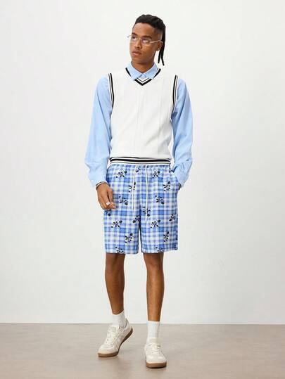 Street Life Pantaloncini casual da uomo con vita regolabile e laccio, di stile versatile e comodo