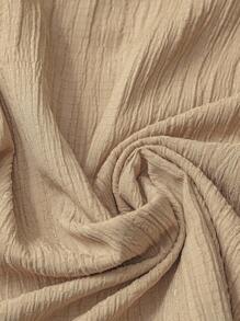 Rusticease Plus Size Shirt Khaki Leaf Hem Short Sleeves Simple Fashion Casual Everyday Vacation Outfits Woman Spring Summer,Western Wear Women,Spring/Summer