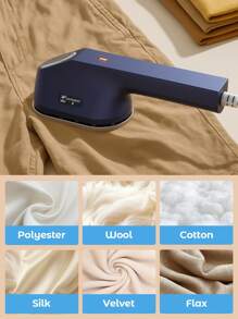 Teckwe Mini Handheld Garment, Portable Clothes Iron, No Steam Iron, Constant Temperature, Micro Pressurized System, Smooth Sole Plate, Gliding Iron, Household & Dorm Use-EU Plug