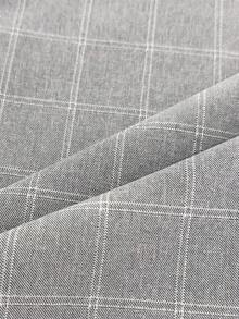 Calvornis 2pcs Men's Suit Set, Casual Business Long Sleeve Button Jacket And Pants - Grey - View 8