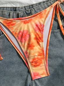 Swim Mod Women's Printed Swimsuit Set, Mini Cup Style - Multicolor - View 6