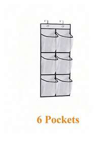 Organizer da appendere alle porte - in robusto tessuto Oxford, 6-35 tasche, portascarpe di grande capacità, salvaspazio per armadio, retro in rete, idea regalo