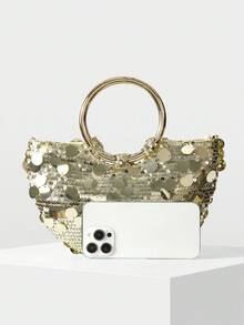 MOTF PREMIUM IRONMONGERY 波士顿手提包 - 淺金色 - 查看 4