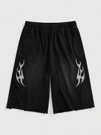 Street Life Men's Casual Loose Elastic Waist Shorts, Fashion & Versatile, Summer