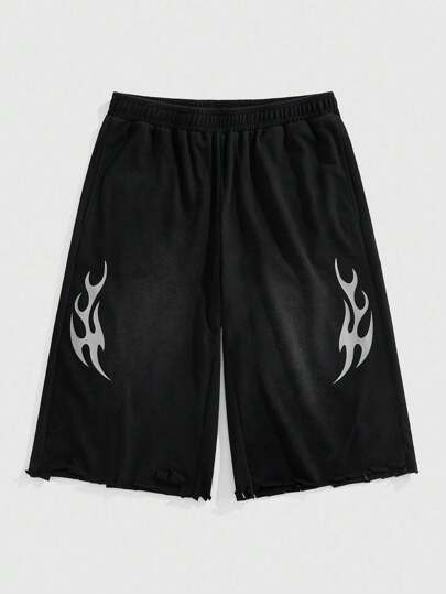 Street Life Pantalones cortos casuales para hombres, de cintura elástica y holgados, de moda y versátiles, para el verano