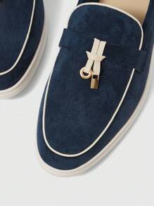 Sleekvia Women's Casual Comfortable Flat Slip-On Shoes, Versatile For Daily Wear For Christmas - Royal Blue - View 7