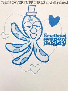 THE POWERPUFF GIRLS X SHEIN 泡泡图案浴室垫 - 卡通图案硅藻土吸水脚垫 - 彩色 - 查看 4