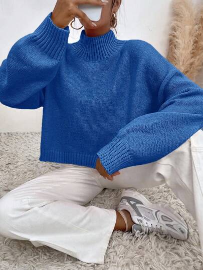 EURMUSE Jersey unicolor cuello alto