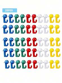20/50 Count Push Pins, Thumb Tacks,Suitable For Cork Board,Wall Hanging, Bulletin Board, Christmas Decoration - Multicolor - View 13