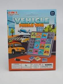 Zazumi Car Building Blocks Puzzle Drawing Board Kids Educational Toys STEM Learning Toy For Children Creative Play Montessori Toy Brain Teaser Toddler Toys Birthday Gift - Multicolor - View 4