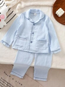 2 Stücke/Set Mädchen Lässig Strickjacke mit Taschen, weich & locker, süßes & simples Design, geeignet für Frühling & Herbst