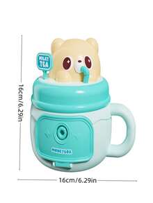 Zazumi 可爱小熊存钱罐 - 可爱双功能小猪存钱罐，带可拆卸盖子，趣味硬币储蓄罐，家居桌面装饰 | 新颖的房间装饰礼品，送给朋友，办公桌面收纳用品 - 彩色 - 查看 5