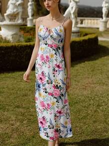 ÉTHER D'OR 女式无袖束腰长裙