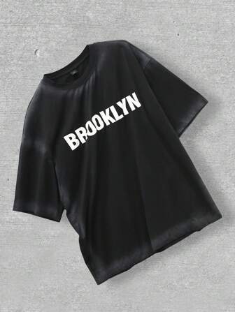 Street Life maglietta stile di strada unisex con stampa zebrata in inglese