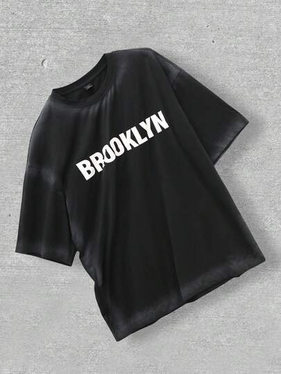 Street Life Unisex Zebra Englisch Muster Streetstyle T-Shirt