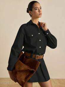 INAWLY 2 Stücke/Set Damen einfarbiges, lässiges, modisches, alltägliches T-Shirt & Shorts Set